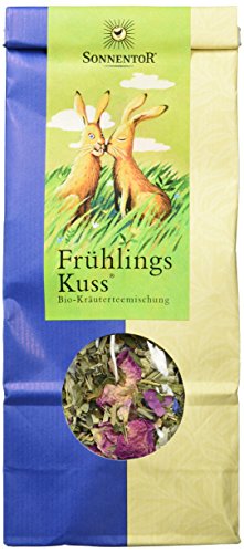 Sonnentor FrühlingsKuss-Kräutertee lose, 1er Pack (1 x 80 g) - Bio von Sonnentor