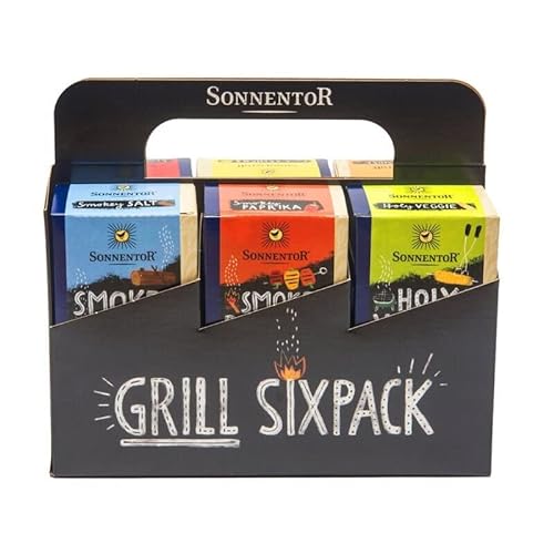 Sonnentor Grillgewürze, Sixpack, 395g (1er Pack) von Sonnentor