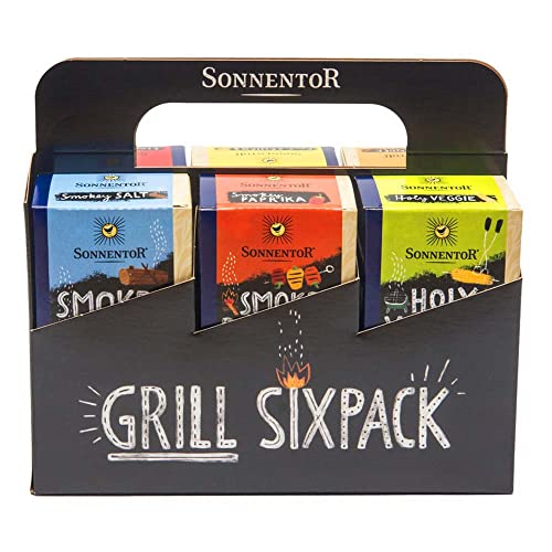 Sonnentor Grillgewürze, Sixpack, 395g (1er Pack) von Sonnentor