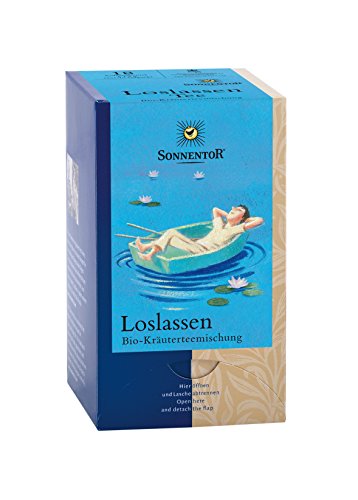 Sonnentor Loslassen Kräutertee kbA, Doppelkammerbeutel, 2er Pack (2 x 27 g) - Bio von Sonnentor