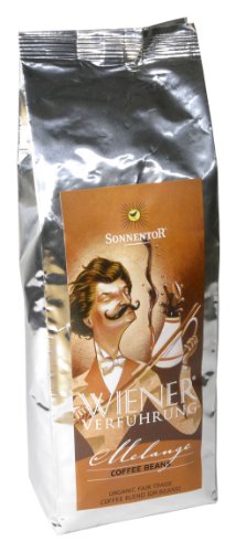 Sonnentor Melange ganze Bohne Wiener Verführung, 1er Pack (1 x 500 g) - Bio von Sonnentor