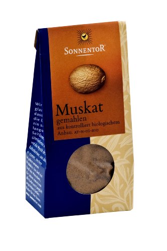 Sonnentor Muskat gemahlen, 1er Pack (1 x 30 g) - Bio von Sonnentor