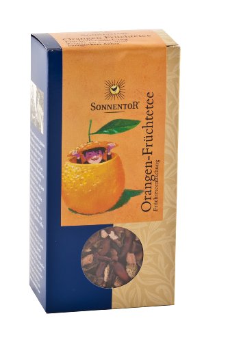 Sonnentor Orangen-Früchtetee lose, 1er Pack (1 x 100 g) - Bio von Sonnentor