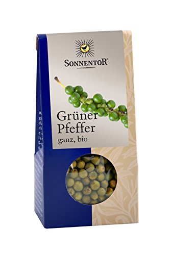 Sonnentor Pfeffer grün ganz, 1er Pack (1 x 12 g) - Bio von Sonnentor