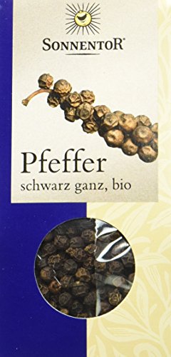 Sonnentor Pfeffer schwarz ganz, 1er Pack (1 x 35 g) - Bio von Sonnentor