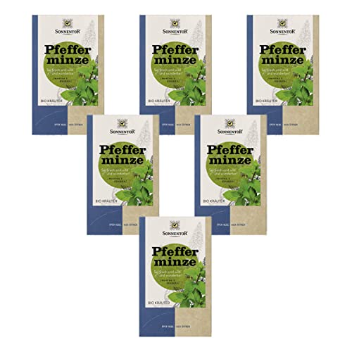 Sonnentor - Pfefferminztee Filterbeutel bio - 18 g - 6er Pack Sonnentor - Pfefferminztee Filterbeutel bio - 18 g - 6er Pack von Sonnentor
