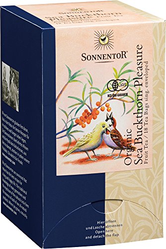 Sonnentor Sanddorn Genuss-Früchtetee Doppelkammerbeutel, 1er Pack (1 x 54 g) - Bio von Sonnentor