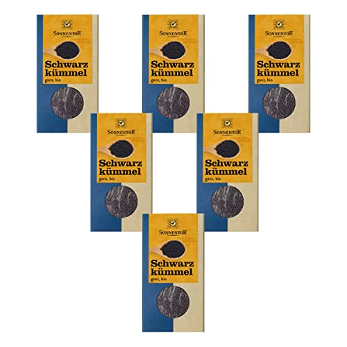 Sonnentor - Schwarzkümmel ganz - 50 g - 6er Pack Sonnentor - Schwarzkümmel ganz - 50 g - 6er Pack von Sonnentor