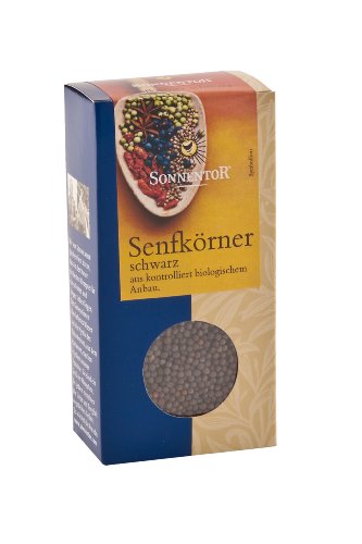 Sonnentor Senfkörner schwarz, 2er Pack (2 x 80 g) - Bio von Sonnentor