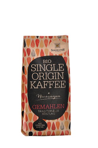 Sonnentor Single Origin Kaffee Nicaragua bio, gemahlen, 5er Pack (5 x 250 g) von Sonnentor