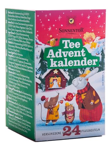 Sonnentor Tee-Adventkalender Edition 2015-2017 bio, Aufgussbeutel 24 Stck, 1er Pack (1 x 38 g) von Sonnentor