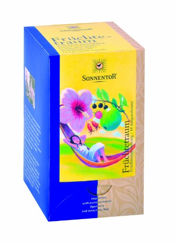 Sonnentor Tee Früchtetraum Doppelkammerbeutel, 2er Pack (2 x 45 g) - Bio von Sonnentor