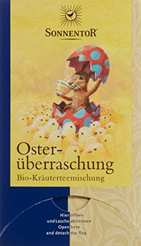 Sonnentor Tee Osterüberraschung kbA, Doppelkammerbeutel, 3er Pack (3 x 27 g) - Bio von Sonnentor