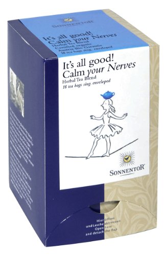 Sonnentor Tee Reine Nervensache - Wieder gut! Doppelkammerbeutel, 2er Pack (2 x 27 g) - Bio von Sonnentor