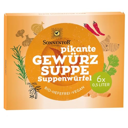Sonnentor Veganer Suppenwürfel Vogel-Frei bio, 5er Pack (5 x 60 g) von Sonnentor