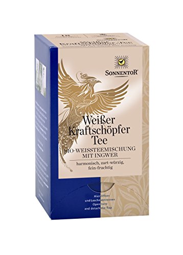 Sonnentor Weißer Kraftschöpfer-Tee bio, Doppelkammerbeutel, 3er Pack (3 x 0.027 kg) von Sonnentor