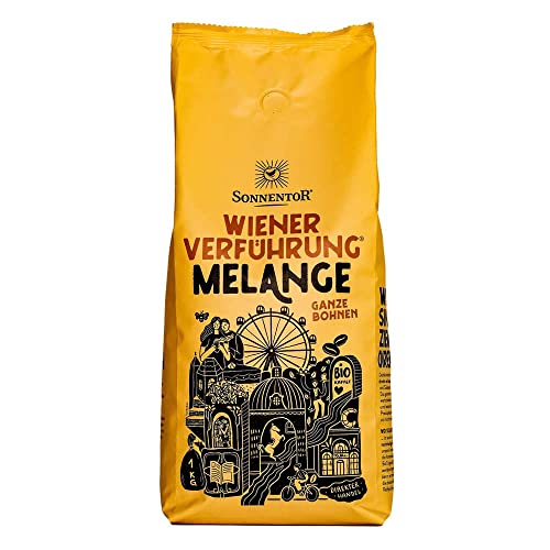 Sonnentor Wiener Verführung, Melange Bohne, 1Kg, 3er Pack von Sonnentor