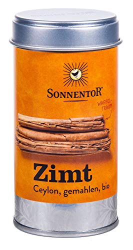 Sonnentor Zimt gemahlen (Sorte Ceylon) Streudose, 1er Pack (1 x 40 g) - Bio von Sonnentor