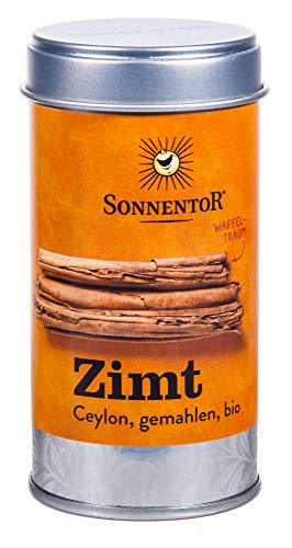 Sonnentor Zimt gemahlen (Sorte Ceylon) Streudose, 1er Pack (1 x 40 g) - Bio von Sonnentor