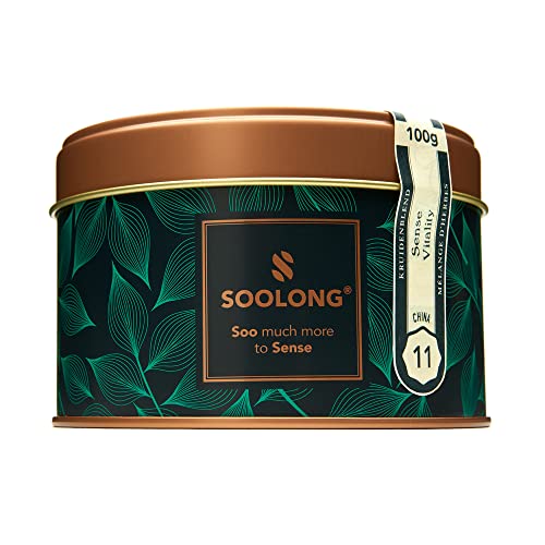 Soolong Nr. 11 Premium Ingwertee mit Zitronengras aus China - Belebend und kraftvoll - Nachhaltiger loser Tee - Dose 100g - Sense China von Soolong