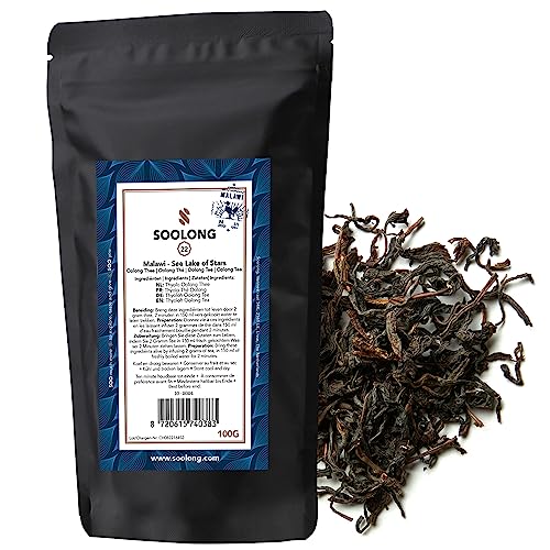 Soolong Nr. 22 Premium Oolong Tee aus Malawi - Rein und zart blumig - Nachhaltiger loser Tee - Nachfüllpackung 100g - Sense Malawi von Soolong