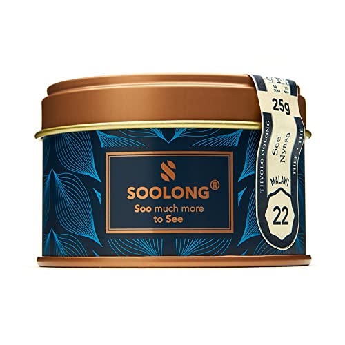 Soolong Nr. 22 Premium Oolong Tee aus Malawi - Rein und zart blumig - Nachhaltiger loser Tee - Dose 25g - Sense Malawi von Soolong