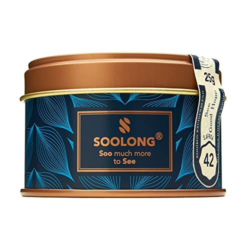 Soolong Nr. 42 Premium Grüner Rooibos und Vanille Tee aus Südafrika - Leicht süß und samtig weich - Nachhaltiger loser Tee - Dose 25g - Sense Südafrika von Soolong