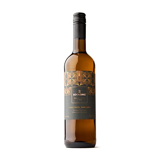 Soolong Taste T-Vino Earl Grey - Alkoholfreier Wein - Hergestellt aus Weißwein mit Earl Grey Tee - Fruchtig und frisch - Flasche 750ml von Soolong