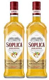 2 Flaschen Soplica Apfel/Jablkowa Likör aus Polen a 0,5 L 30% Vol. (2 x 0.5L) von Soplica