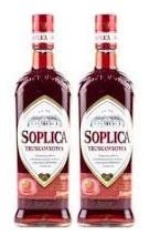2 Flaschen Soplica Erdbeere/Truskawkowa Likör aus Polen a 0,5L 30% Vol. (2 x 0.5L) von Soplica