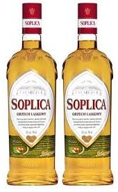 2 Flaschen Soplica Haselnuss/Orzech Laskowy Likör aus Polen a 0,5L 30% Vol. (2 x 0.5L) von Soplica