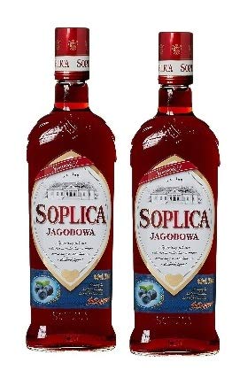 2 Flaschen Soplica Heidelbeere Jagoda/Likör aus Polen a 0,5L 30% Vol. (2 x 0.5L) von Soplica