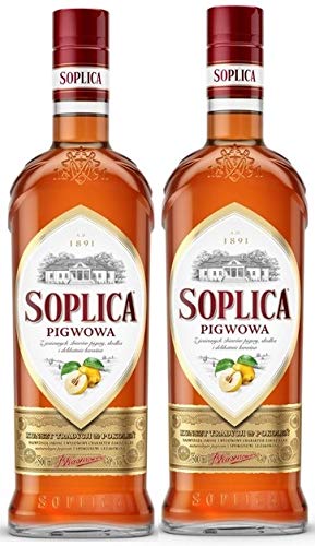2 Flaschen Soplica Quitte/Pigowa Likör aus Polen a 0,5L 30% Vol. (2 x 0.5L) von Soplica
