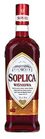 6 Flasche Soplica Kirsche Wisnia/Likör aus Polen a 0,5L Alkoholgehalt 30% Vol. von Soplica