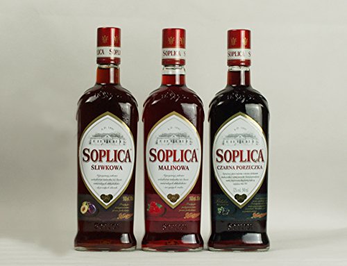 Soplica Fruchtmix: Pflaume, Himbeere, Heidelbeere | Polnische Fruchtliköre von Soplica