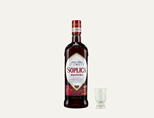 Soplica Himbeere + Free Shot Glas | Polnischer Himbeerwodka/-likör | 30%, 0,5 Liter Soplica Himbeere + Free Shot Glas | Polnischer Himbeerwodka/-likör | 30%, 0,5 Liter von Soplica
