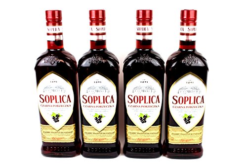 Soplica Johannisbeere Likör aus Polen (4 x 0.5 l) 30% von Soplica