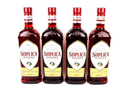 Soplica Sliwkowa Likör aus Polen (4 x 0.5 l) 30% von Soplica