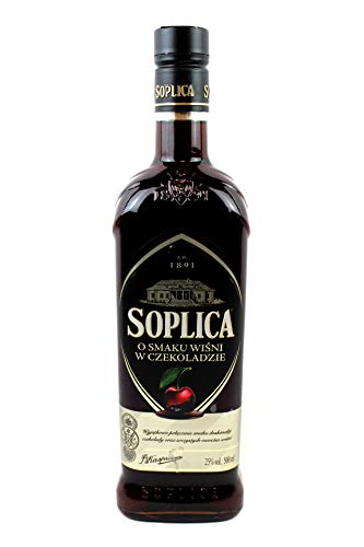 Soplica mit Kirschen in Schokolade-Geschmack Likör (1 x 0.5l),25% Vol. von Soplica