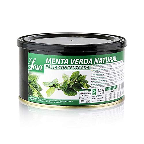 Sosa Minzpaste, grün, aromatisiert, 1,5 kg Sosa Minzpaste, grün, aromatisiert, 1,5 kg von Sosa Ingredients, S.L., Pol. Ind