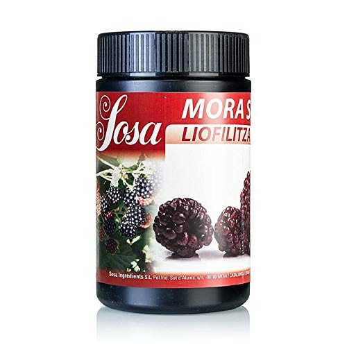 Gefriergetrocknete Brombeeren, ganz, 80g Gefriergetrocknete Brombeeren, ganz, 80g von Sosa Ingredients S.L.