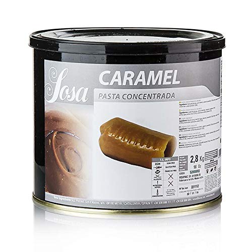 Paste - Karamel, 2,8 kg von Sosa Ingredients S.L.