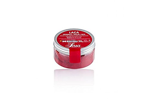 Lebensmittelfarbe, rot, fettlösliches Puder, 30g von Sosa