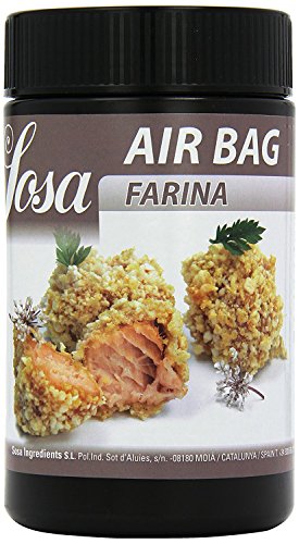 Air bag porc farina - rohe Schweinerinde/-schwarte, getrocknet, feines Granulat, 600g PE-DOSE von Sosa modern Gastronomy