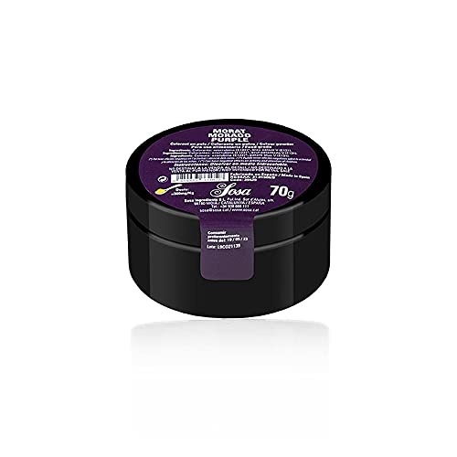 Sosa Lebensmittelfarbe Violett, Puder, wasserlöslich (39429), 70 g von Sosa