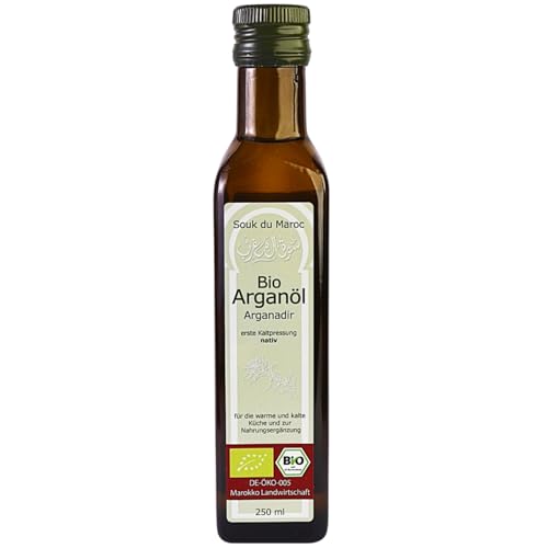 Bio Arganöl Speiseöl ungeröstet 250 ml, kaltgepresst | Gourmet Qualität für Küche, Salate & Nahrungsergänzung | ungeröstet & leicht nussig im Geschmack – Premium Speiseöl | Fair Trade, vegan Bio Arganöl Speiseöl ungeröstet 250 ml, kaltgepresst | Gourmet Qualität für Küche, Salate & Nahrungsergänzung | ungeröstet & leicht nussig im Geschmack – Premium Speiseöl | Fair Trade, vegan von Souk du Maroc