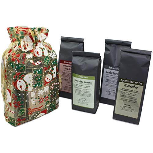 Tee Geschenkpaket 4x100gr verschiedene Sorten von Souk du Maroc