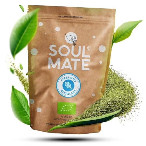 Mate Tee Soul Mate Rauchfrei Despalada Bio 500g 100% Bio Yerba Mate Tee Ohne Stängel Yerba Mate Stark stimulierend natürlich und glutenfrei von Soul Mate