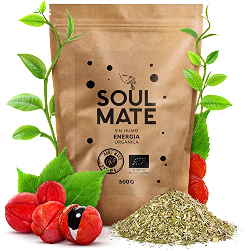 Soul Mate Orgánica Energia 1 kg | Bio-Mate Tee aus Brasilien 1000 g | Mate Tee mit Guarana BIO | Doppel-Kraft der Anregung | Wunderbarer Geschmack und Aroma| Mit ökologischem Zertifikat| von Soul Mate