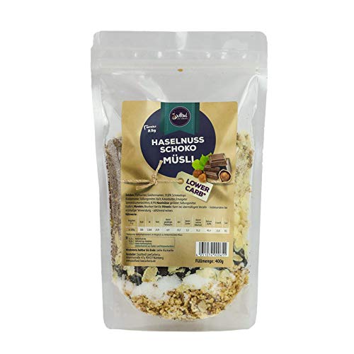 Haselnuss Schoko Müsli von Soulfood LowCarberia 400g Haselnuss Schoko Müsli von Soulfood LowCarberia 400g von Soulfood LOW CARBERIA